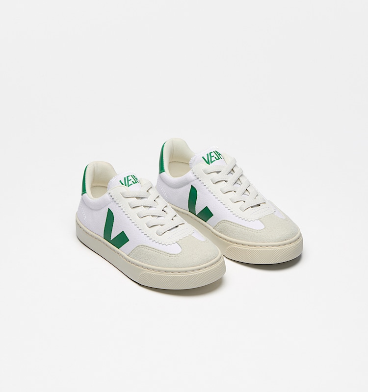 veja sneaker small-volley bio-baumwolle weiss SY0120627 Top view