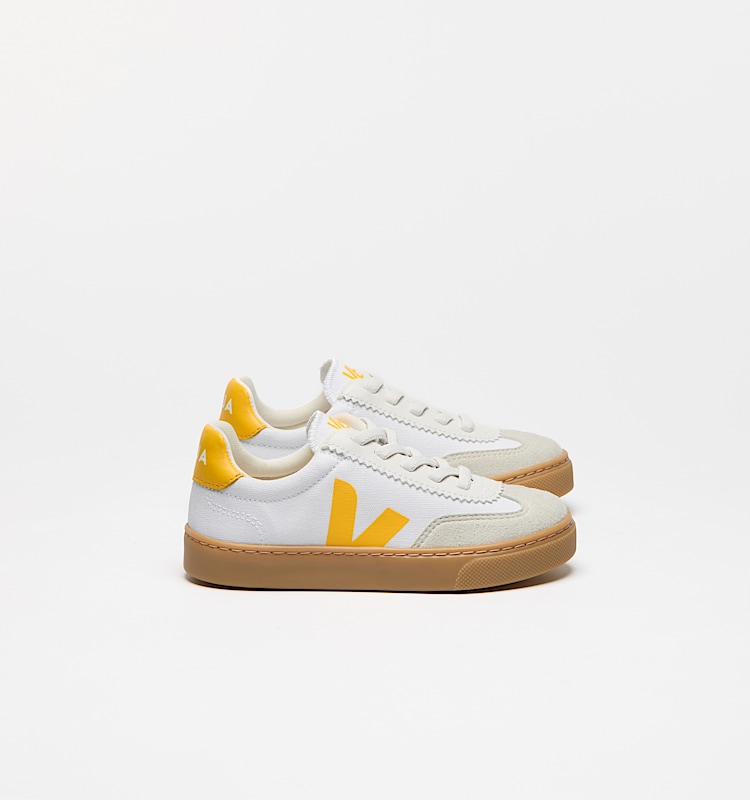 veja sneaker small-volley bio-baumwolle weiss SY0120629 Lateral view