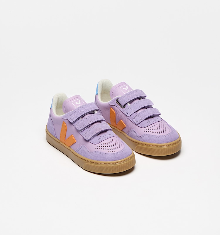 veja sneakers veja-x-the-campamento organic-leather purple TC2020704 Top view