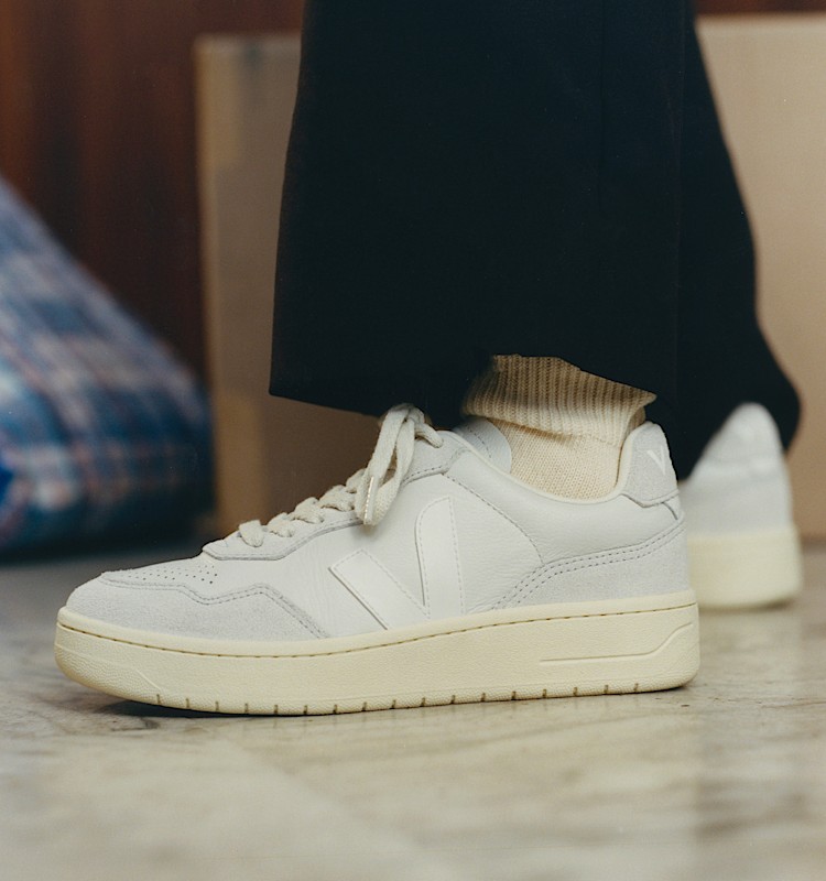 veja sneakers v-90 有机皮革 白色 VD2003379