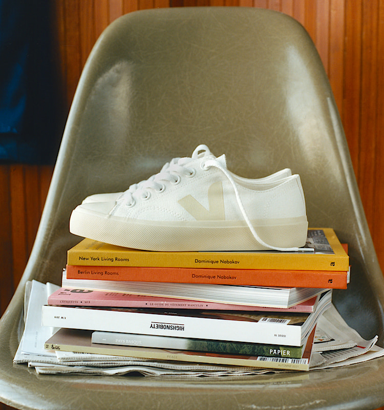 veja sneakers wata-ii-low 有机棉 白色 PL0101401