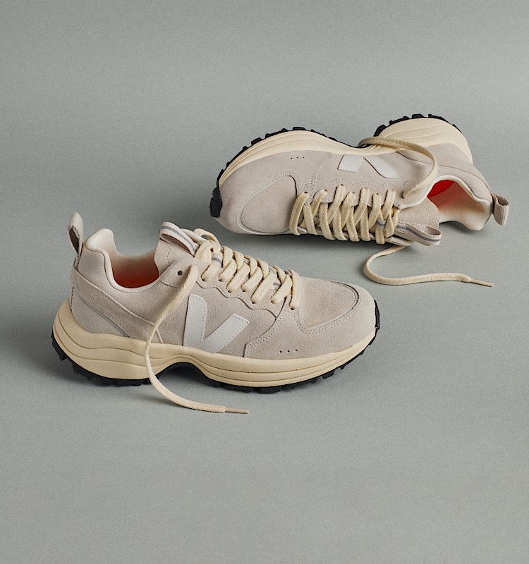 veja baskets venturi-vc suède beige VC0303546