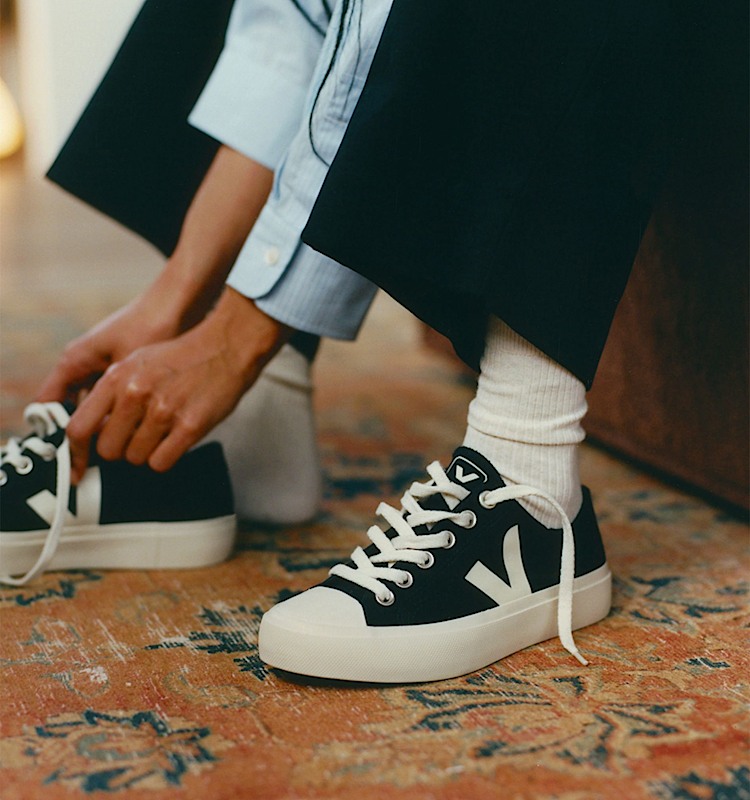 veja sneakers wata-ii-low 有机棉 黑色 PL0101397