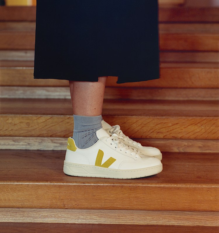 veja baskets v-12 cuir blanc XD0203677