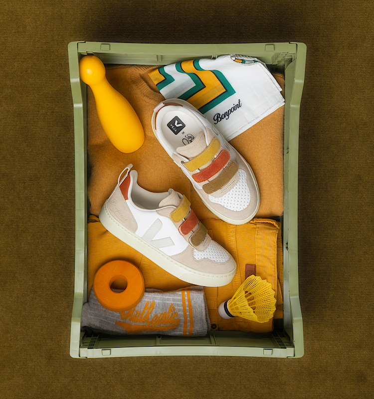 veja sneakers small-v-10 leather multicolor CV0303450