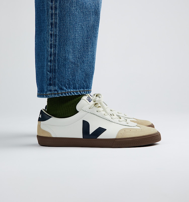 veja baskets volley cuir-biologique blanc VO2003531