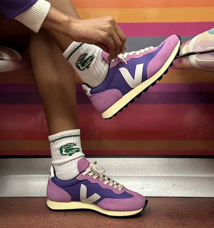 veja baskets rio-branco recyclé violet RB1803347