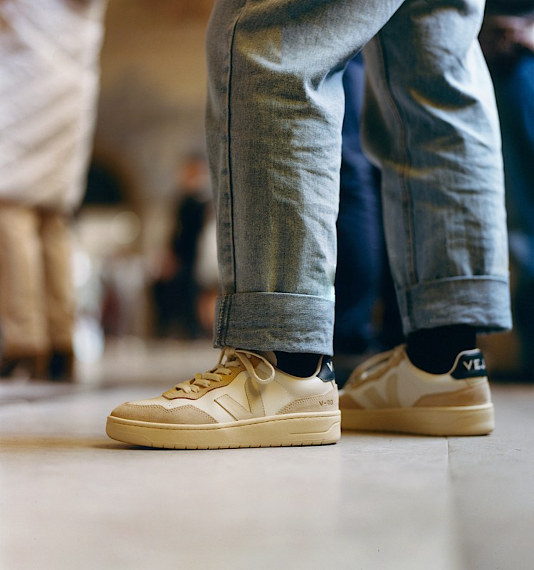 veja sneakers v-90 有机皮革 白色 VD2003461