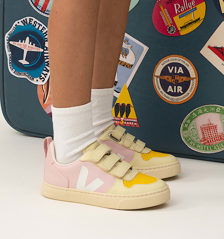 veja small-v-10 leather pink CV0503268