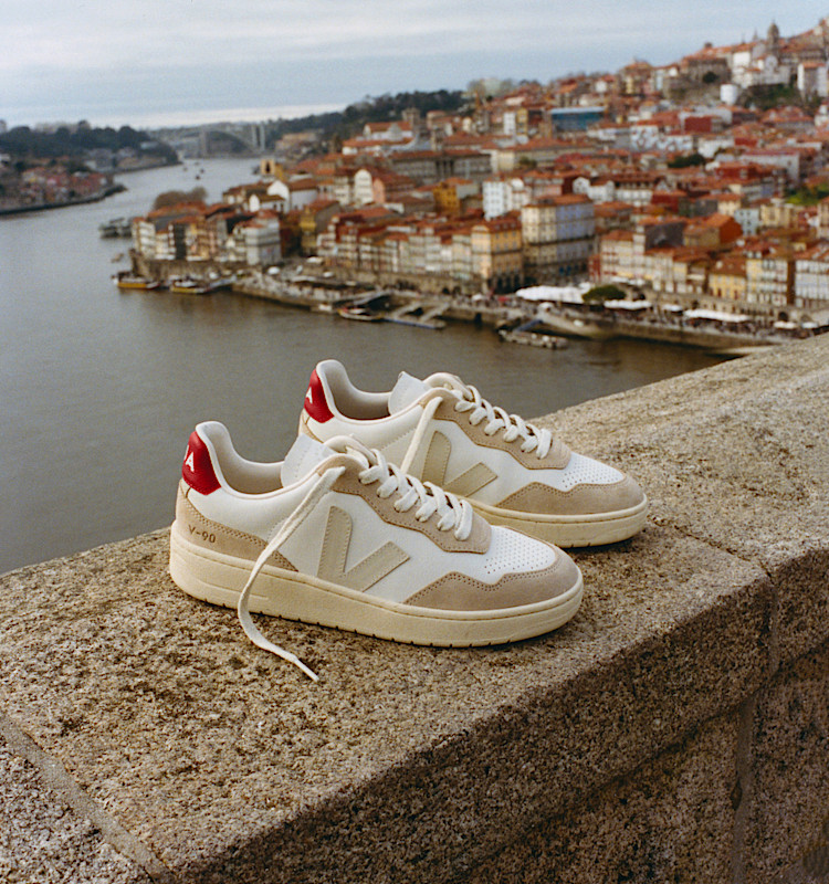 veja sneakers v-90 有机皮革 白色 VD2003459