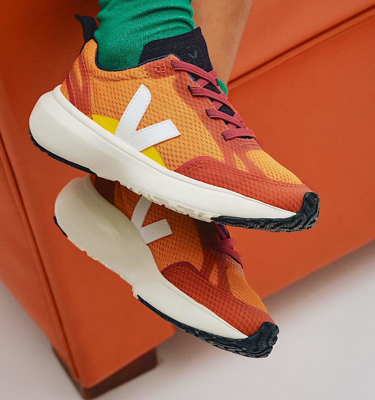 veja baskets small-canary-light recyclé orange YL1803436