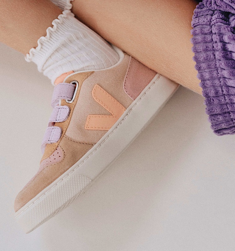 veja baskets small-v-10 suède multicolore CV0303032