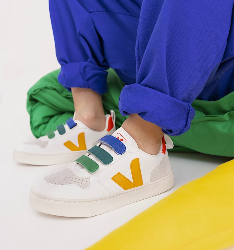 veja sneakers small-v-10 leather multicolor CV0502905