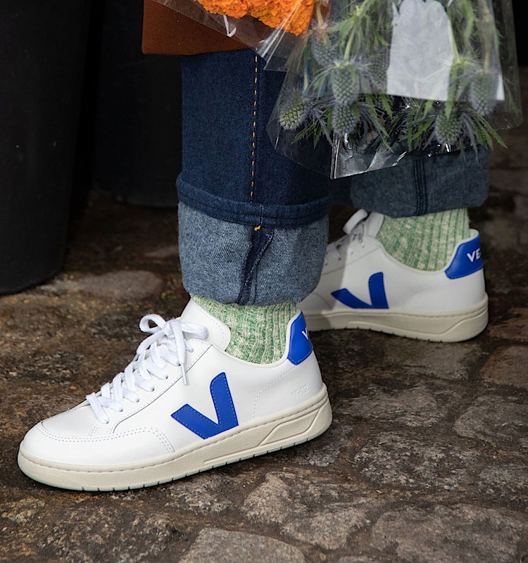veja v-12 皮革 白色 XD0203104