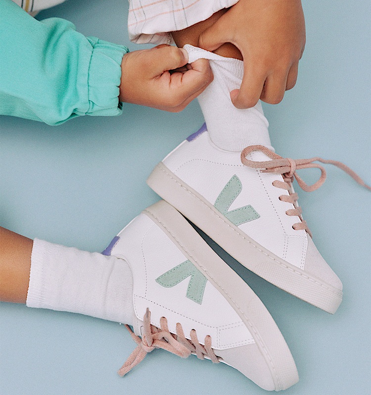 veja baskets small-esplar-laces cuir blanc RS0502862