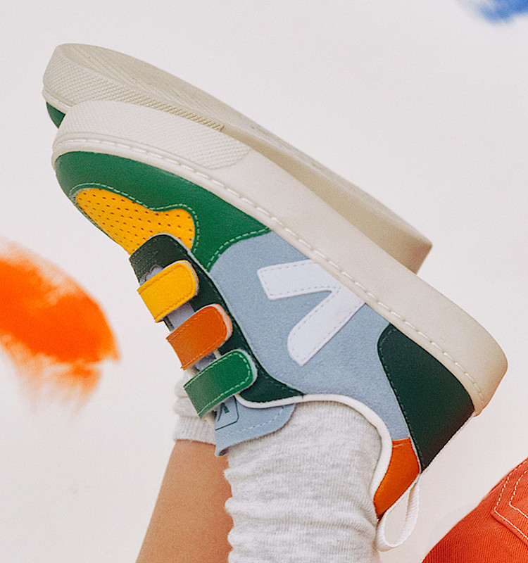 veja zapatillas small-v-10 ante multicolor CV0303266