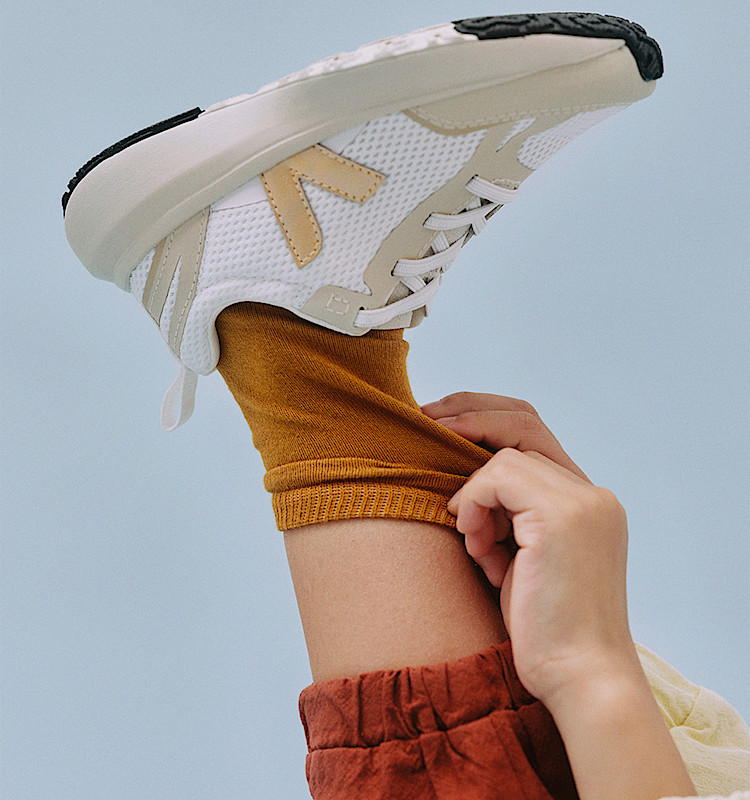 veja sneakers small-canary-light återvunnet vit YL1803235