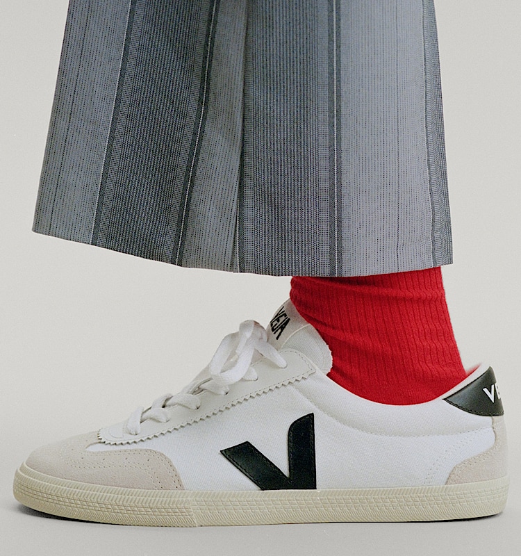 veja sneakers volley 有机棉 白色 VO0103524