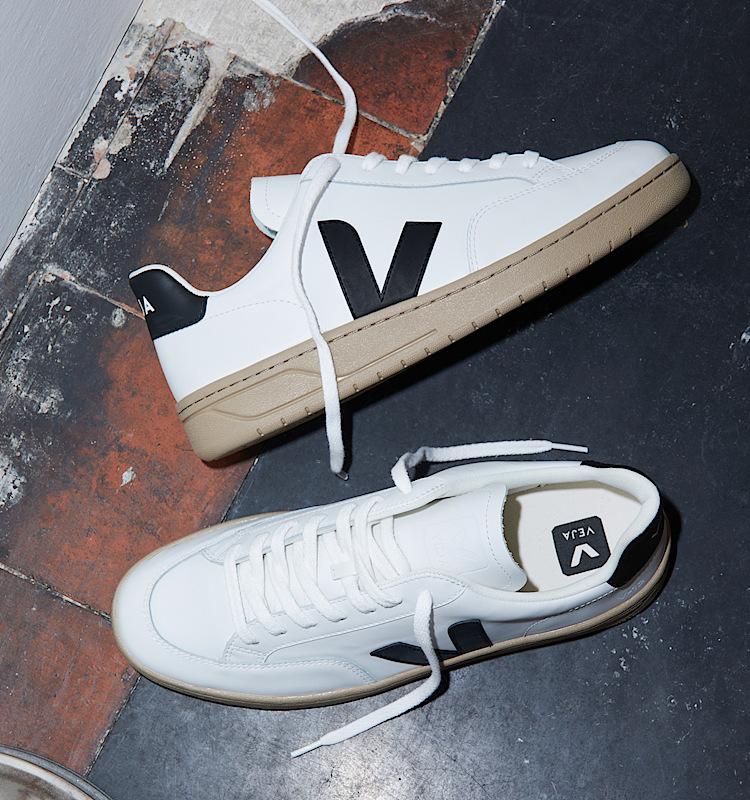 veja sapatilhas v-12 couro branco XD0203640