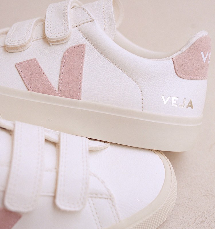 veja sneakers recife-logo kůže bílá RC0502931