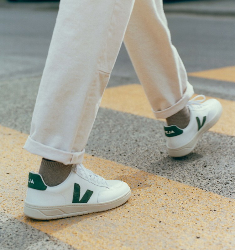 veja baskets v-12 cuir blanc XD0202336