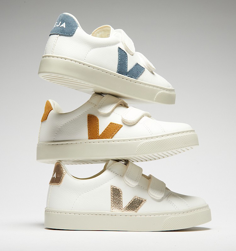 veja sapatilhas small-esplar couro branco SV0503408