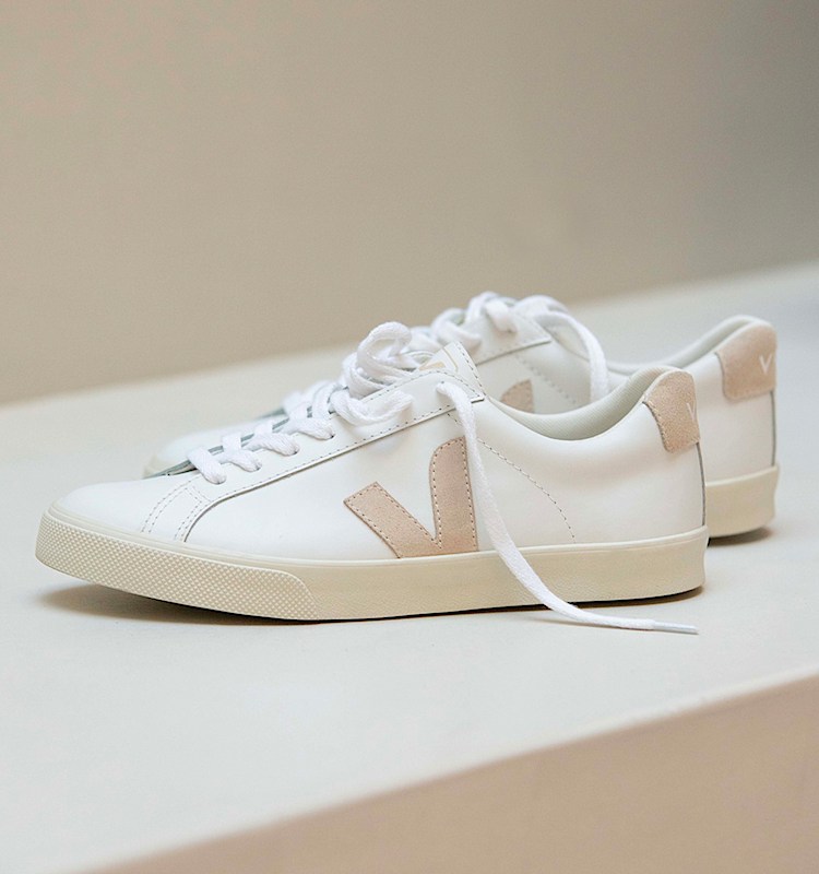 veja baskets esplar-logo cuir blanc EO0202335