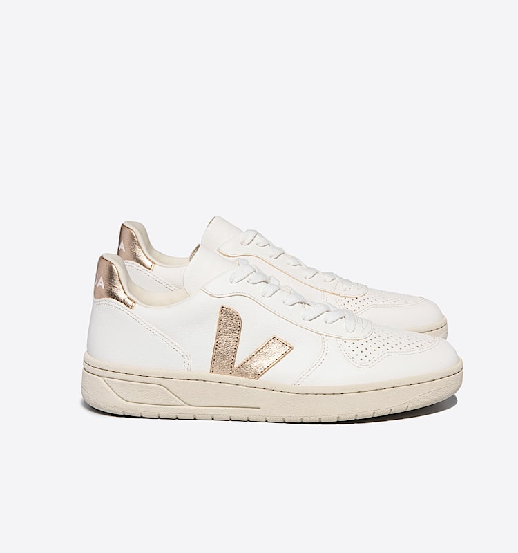 veja v-10 cuero blanco VX0202490