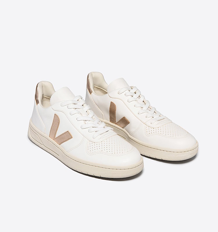 veja v-10 cuero blanco VX0202490