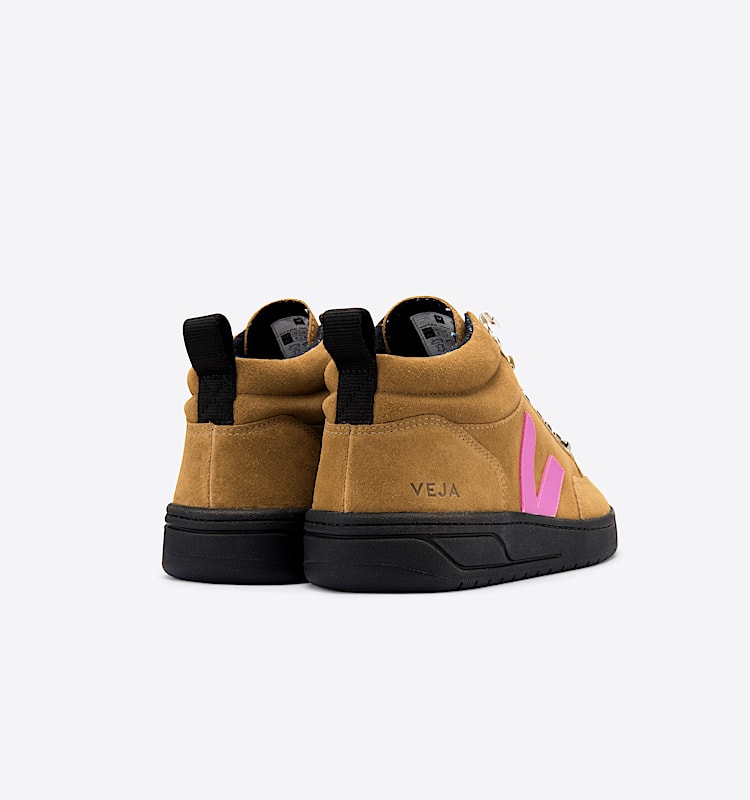 veja sneakers roraima suede brown QR0301916 Back view