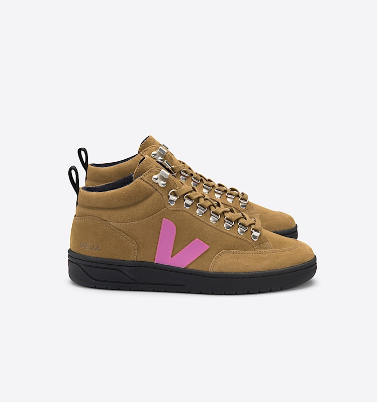 veja sneakers roraima suede brown QR0301916 Lateral view