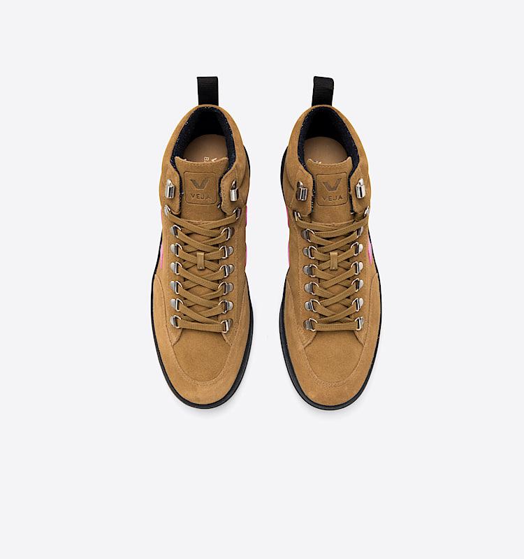 veja sneakers roraima suede brown QR0301916 Top view