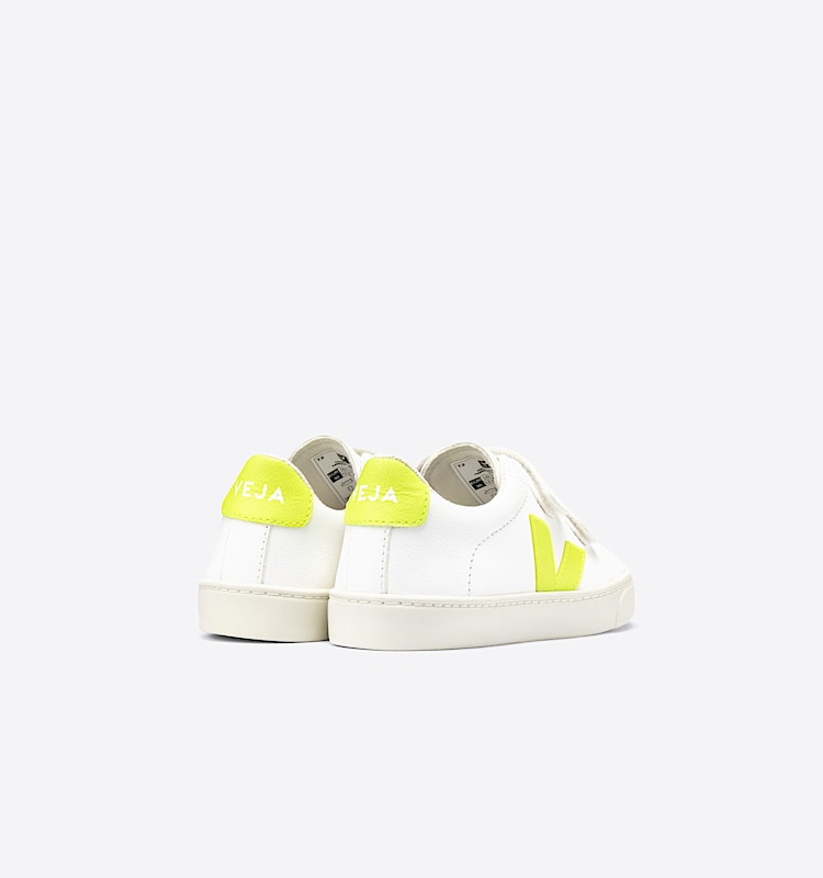 veja sneakers small-esplar leather white SV0512086 Back view