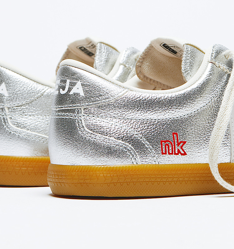 veja sneakers veja-x-nk kůže stříbrná VK0503856