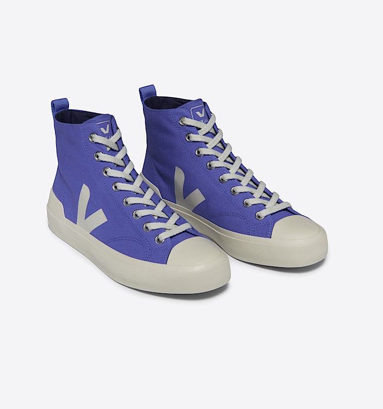 veja sneakers wata-ii 有机棉 蓝色 PA0103730 Top view