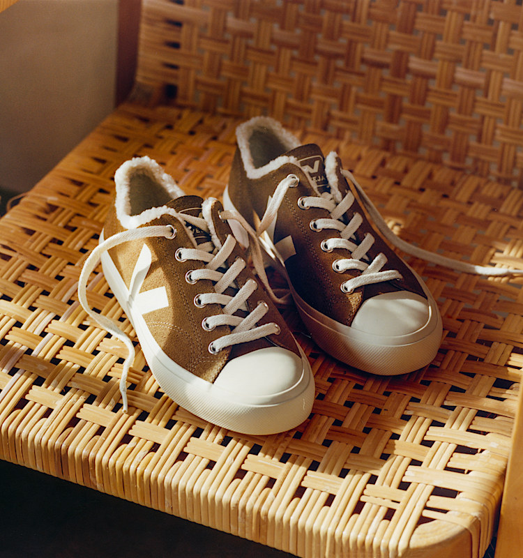 veja sneakers wata-ii-low-winter 毛皮 褐色 PW0303729