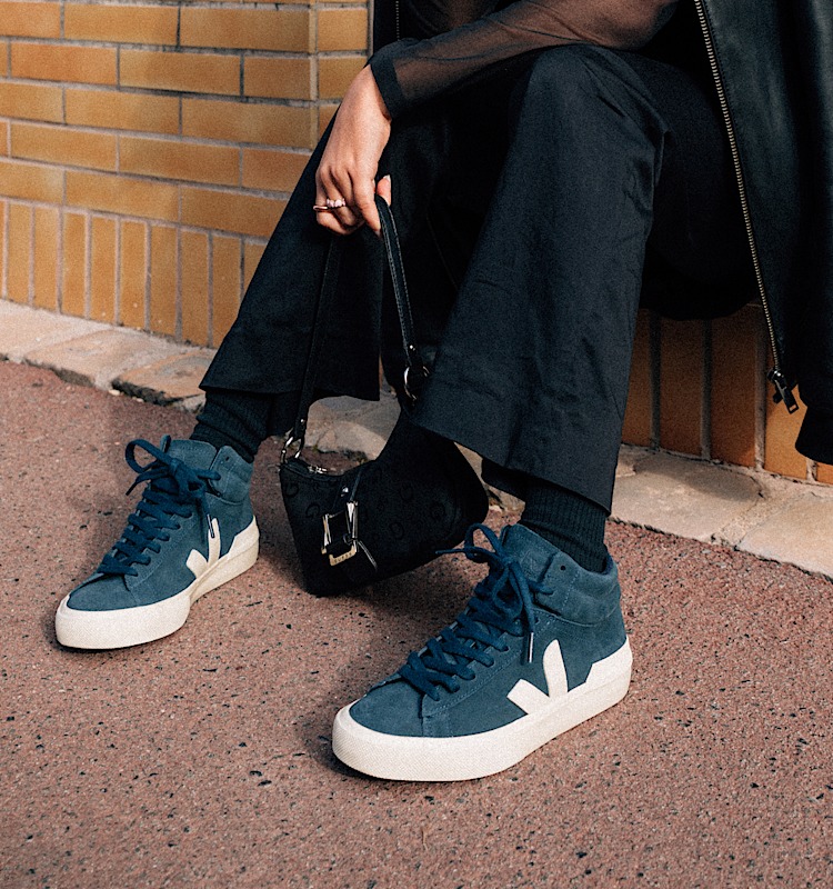 veja baskets minotaur suède bleu TR0302961