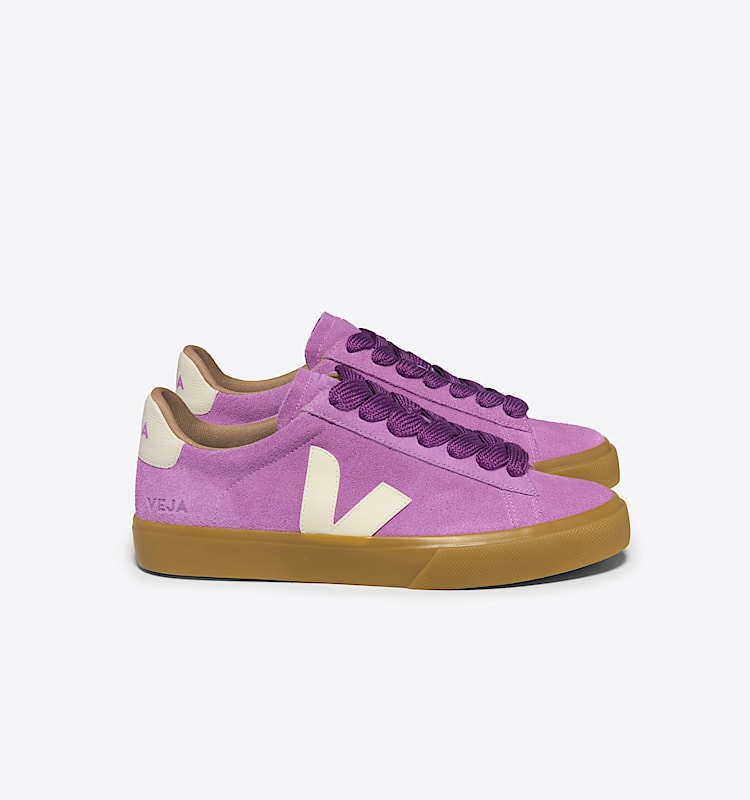 veja sneaker campo wildleder lila CP0303691 Lateral view