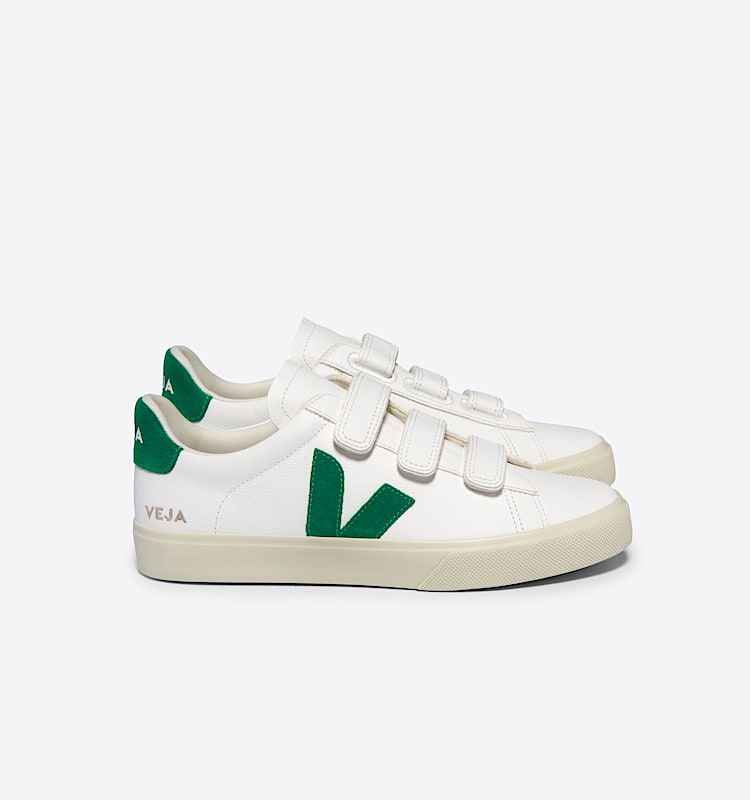 veja baskets recife-logo cuir blanc RC0503697 Lateral view