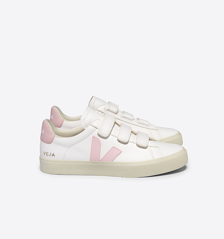 veja baskets recife-logo cuir blanc RC0503696 Lateral view