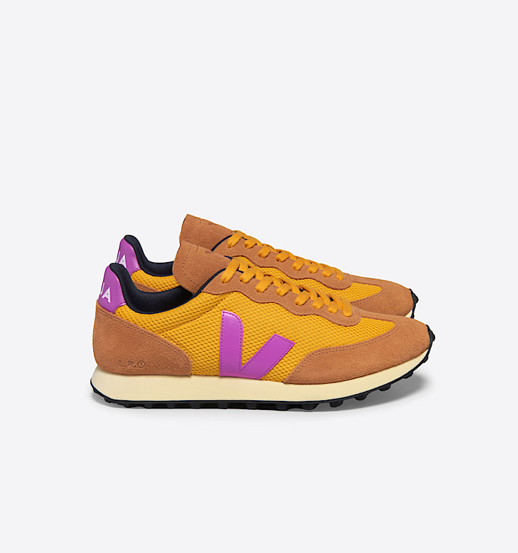 veja sneakers rio-branco riciclato giallo RB1803738 Lateral view