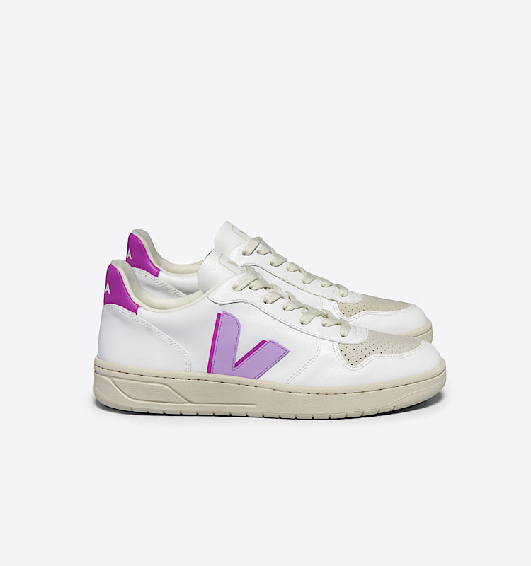 veja baskets v-10-w-ii vegan blanc VW0703676 Lateral view