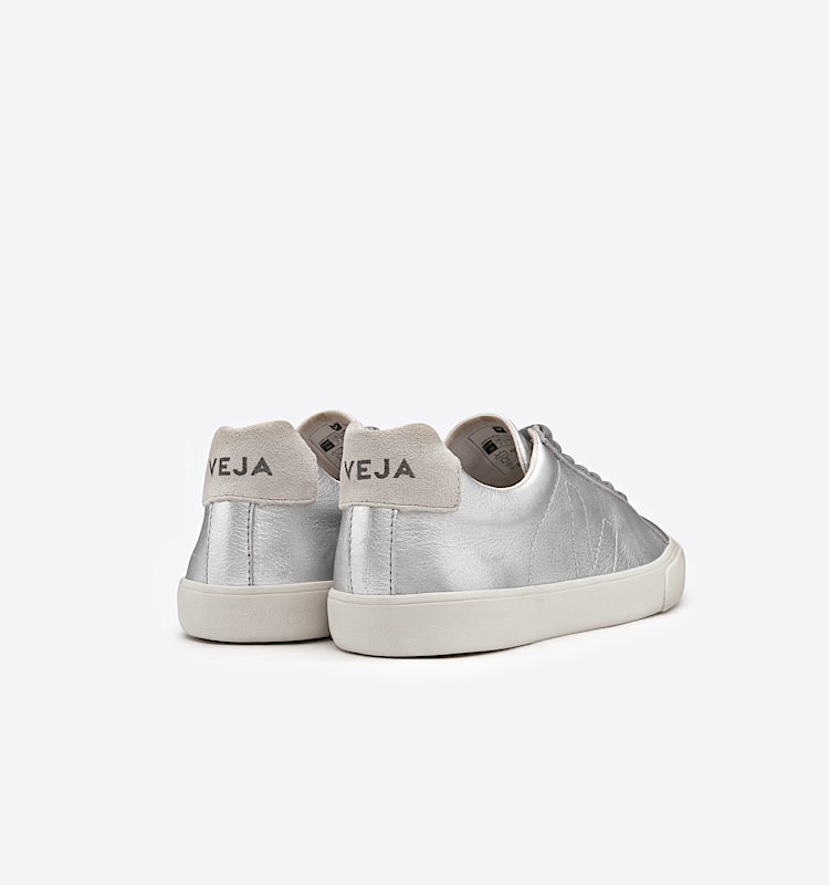 veja sneakers esplar-logo cuero blanco EO0201771 Back view