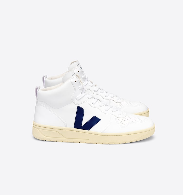 veja sneakers v-15 vegan white VQ0702687 Lateral view