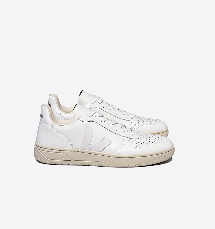 veja sneakers v-10 cuir blanc VX0201270 Lateral view