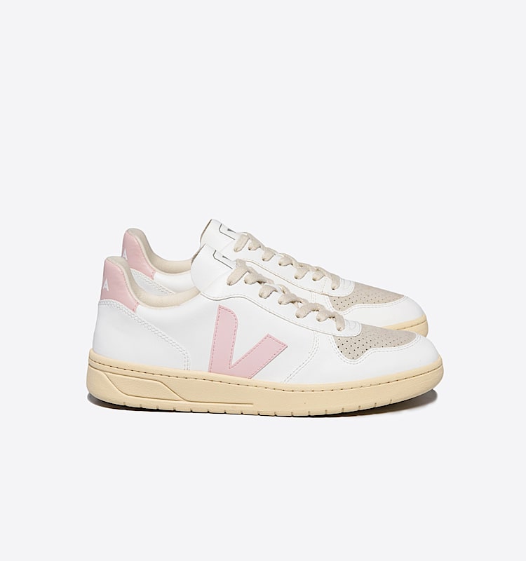 veja sneakers v-10 leather white VX0703131 Lateral view