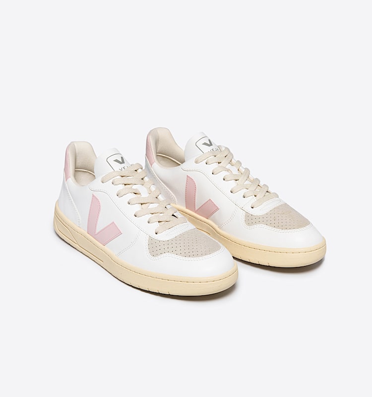 veja baskets v-10 cuir blanc VX0703131 Top view