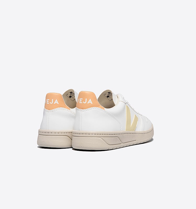 veja sneaker v-10 leder weiss VX0703103 Back view