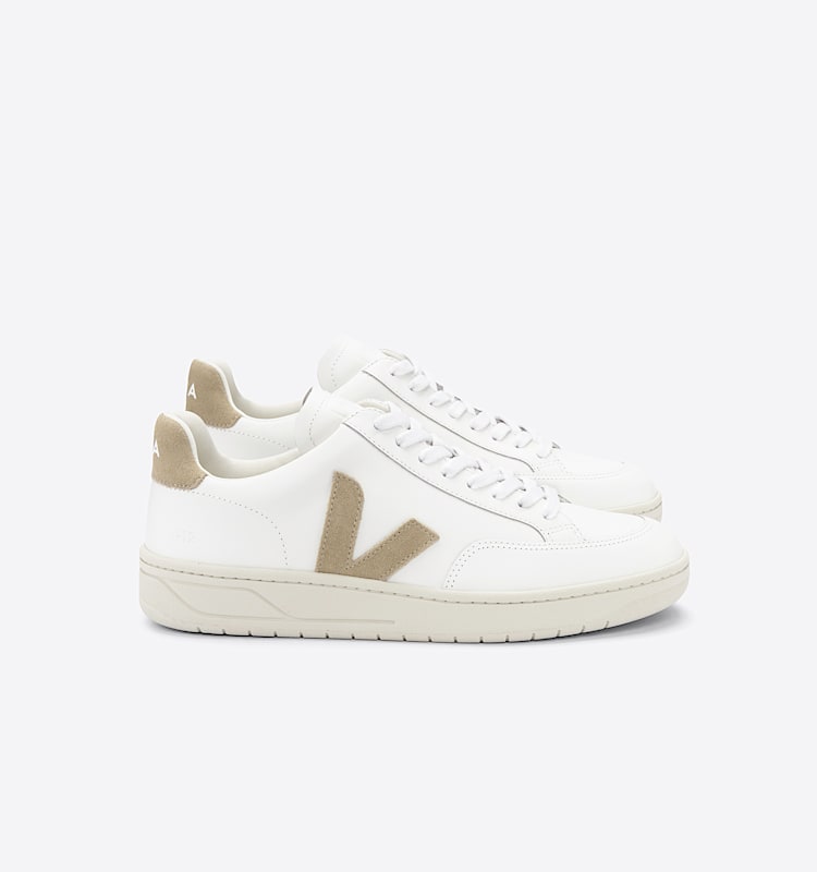 veja sneakers v-12 cuero blanco XD0202896 Lateral view