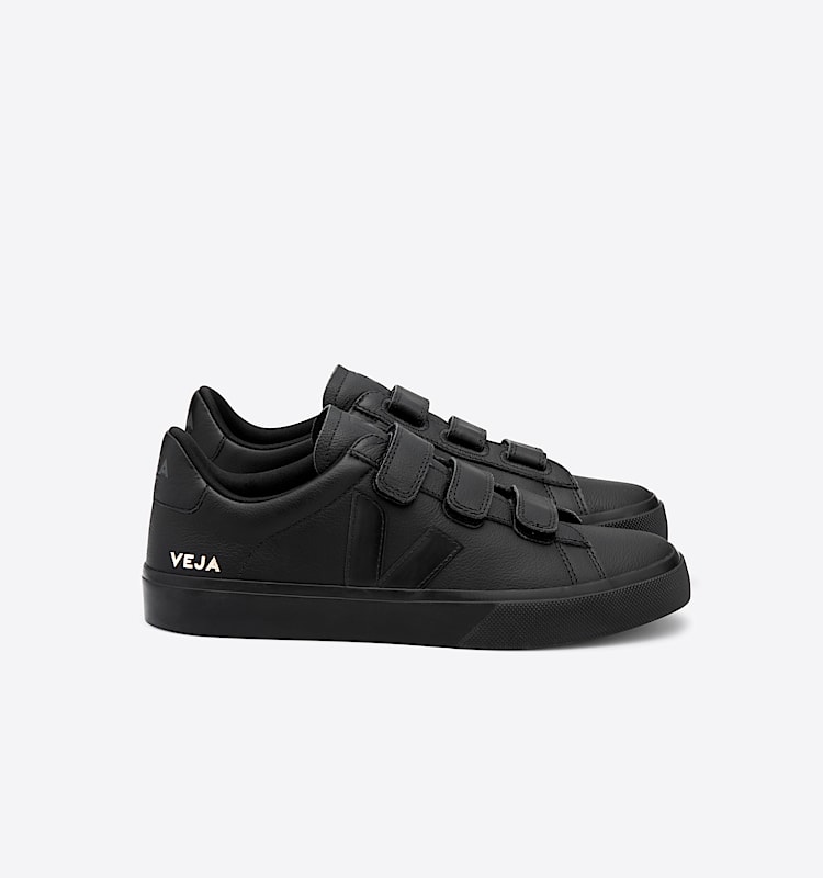 veja sneaker recife-logo leder schwarz RC0502955 Lateral view